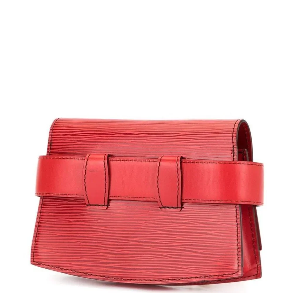 Louis Vuitton Vintage Limited Edition Red Epi Tilsitt Belt Bag